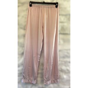 Pink 100% Silk Pajama Pants XS Texere Quiet Luxury, Cottagecore, Coquette